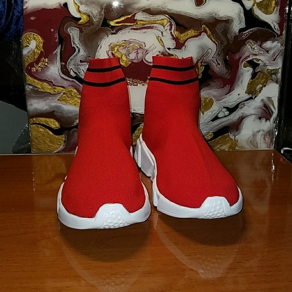 Womens "Tyga" Ultra Lightweight High Sock Sneakers - Picture 2 of 8